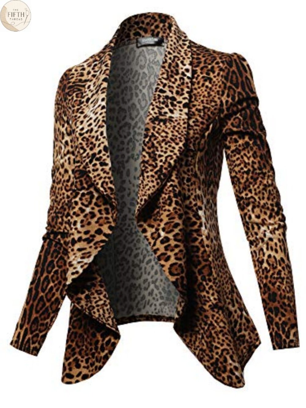 Women's Casual Stretch Blazer Notch Lapel Office Jacket Lightweight Comfort